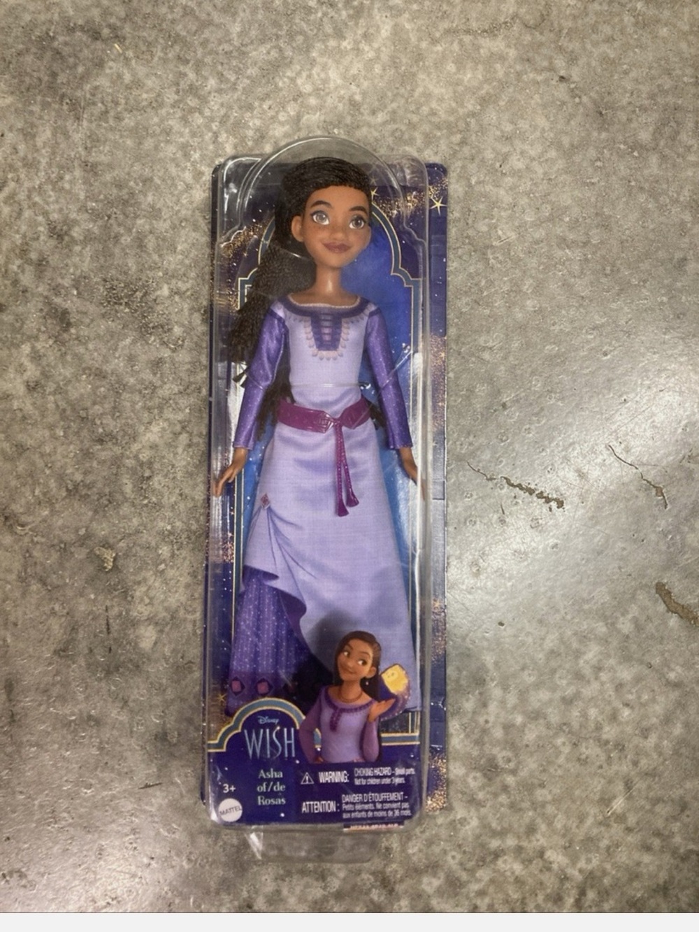 Disney's Mattel Wish Asha of Rosas Posable Fashion Doll with Long Hair New